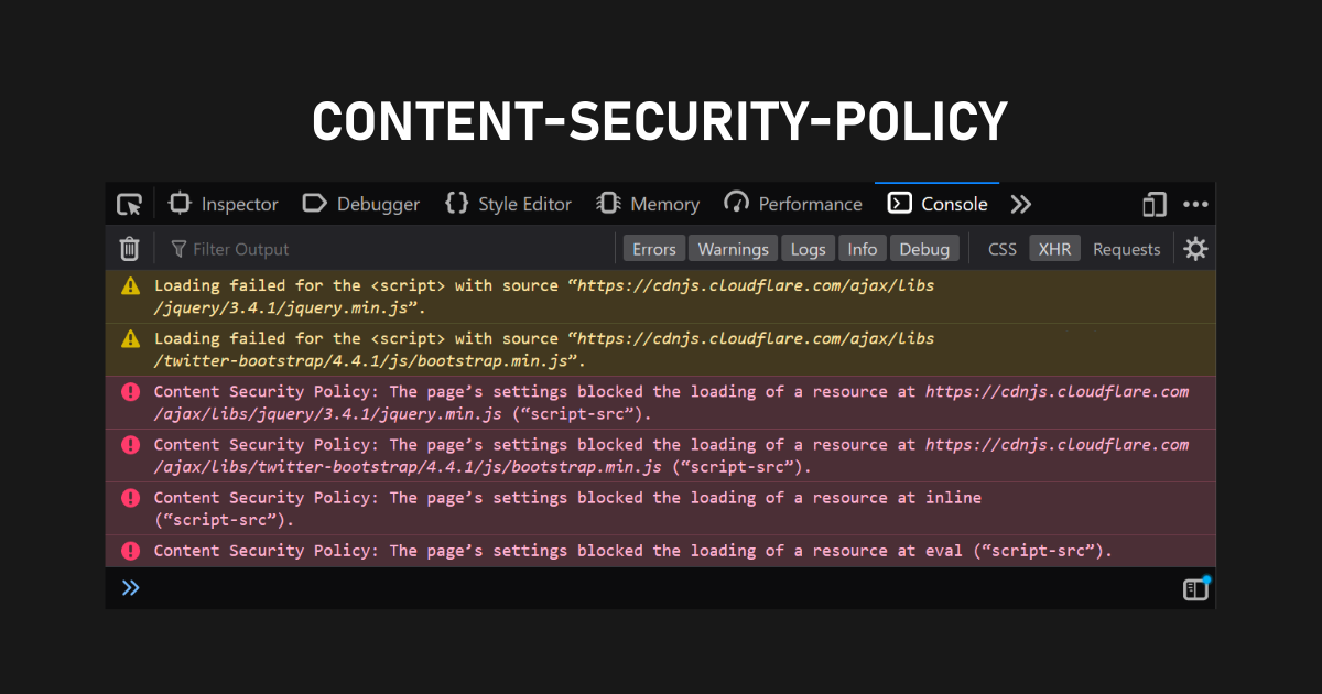Cegah XSS dengan Content-Security-Policy